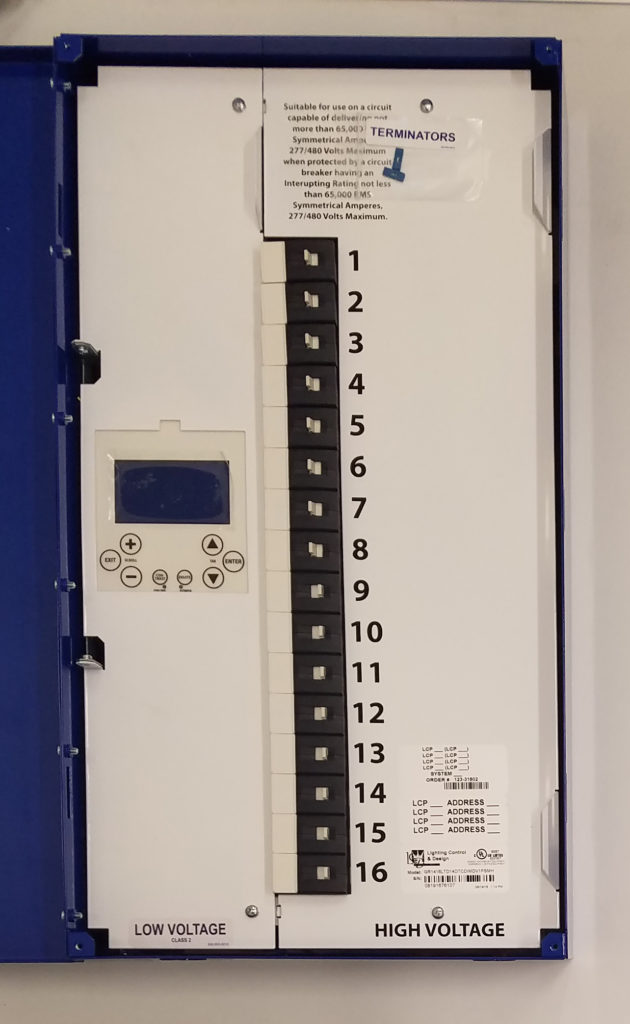 GR1416 LTD LC&D 16 RELAY DIMMING BLUE BOX LIGHTING CONTROL PANEL