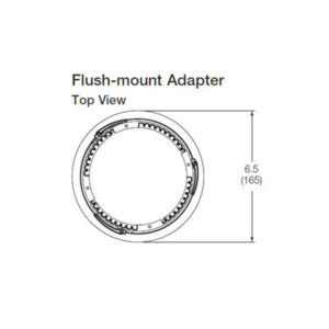 REPLACEMENT FLUSH-MOUNT INSTALLATION ADAPTER, LIGHTING CONTROLS