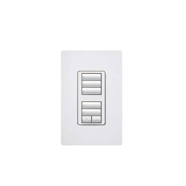 RadioRA 2 WALL-MOUNT DESIGNER KEYPAD, LIGHTING CONTROLS