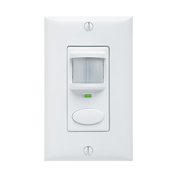 Wall PIR Occ Sensor Switch (Auto or Manual On), Commercial Building Lighting Controls, Lighting Controls, Building Automation