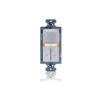 PIR DUAL RELAY WALL SWITCH VACANCY SENSOR W/ NIGHTLIGHT, LIGHTING CONTROLS