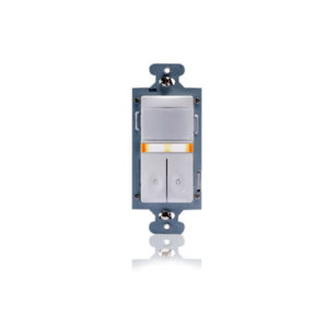 PIR DUAL RELAY WALL SWITCH VACANCY SENSOR W/ NIGHTLIGHT, LIGHTING CONTROLS