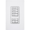 4-BUTTON KEYPAD W/ RAISE/LOWER, LIGHTING CONTROLS