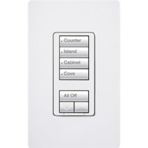 4-BUTTON KEYPAD W/ RAISE/LOWER, LIGHTING CONTROLS