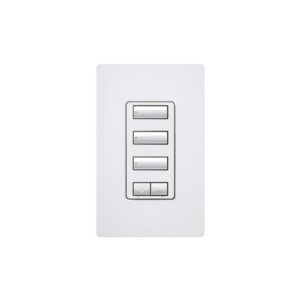 3-BUTTON SPACED W/ RAISE/LOWER HYBRID KEYPAD, LIGHTING CONTROLS