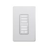 3-BUTTON W/ 2 BUTTON RAISE/LOWER HYBRID KEYPAD, LIGHTING CONTROLS